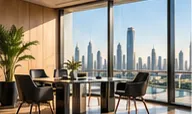 Illustrative office interior